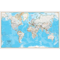 Hemispheres Hemispheres® Contemporary Laminated Wall Map, World HM08